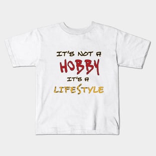 It's not a Hobby it's a LifeStyle - Retro Jordan 12 "Taxi" Graphic Design Kids T-Shirt